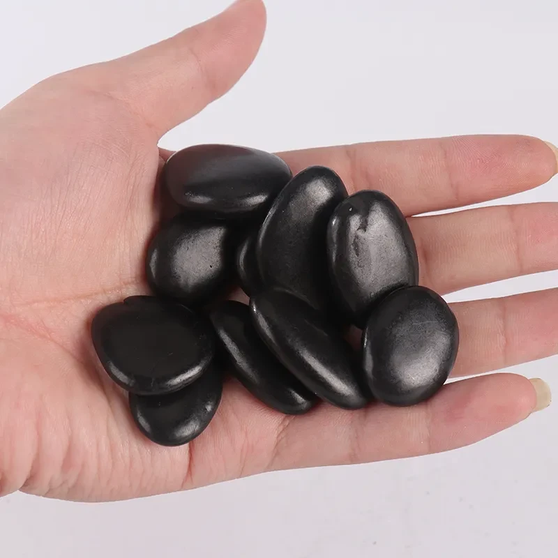 multi color pebbles
