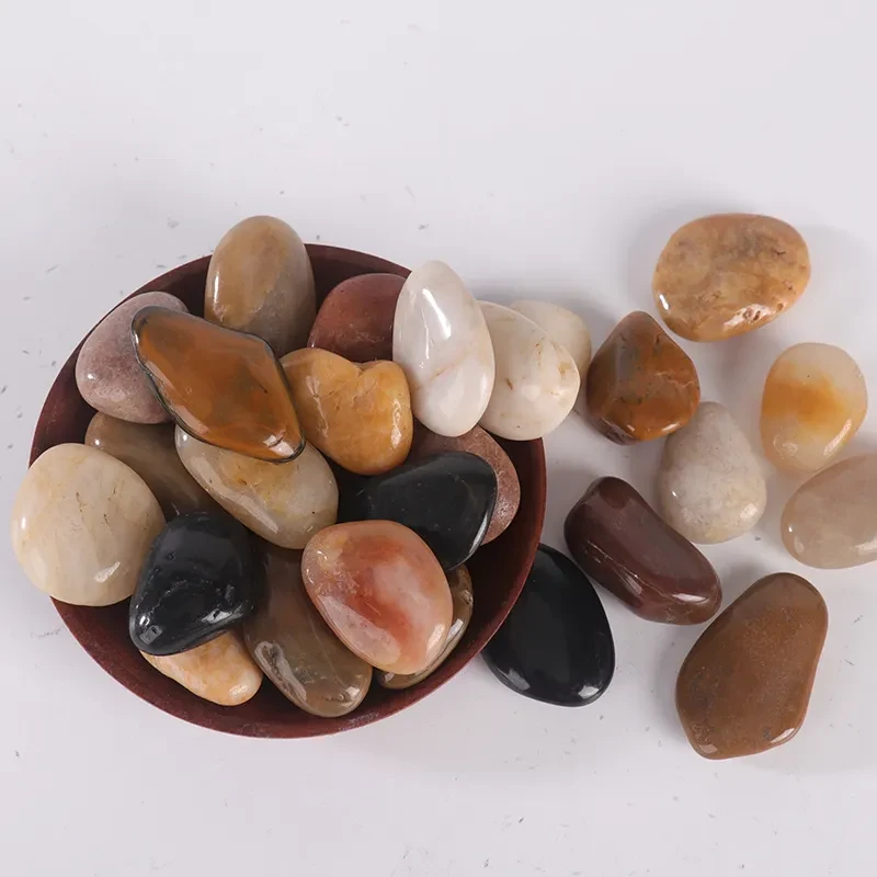 black river stone pebbles