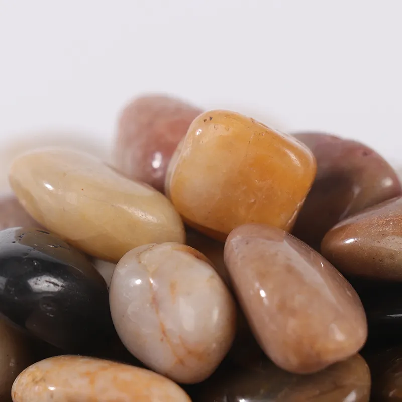multi coloured stones for garden