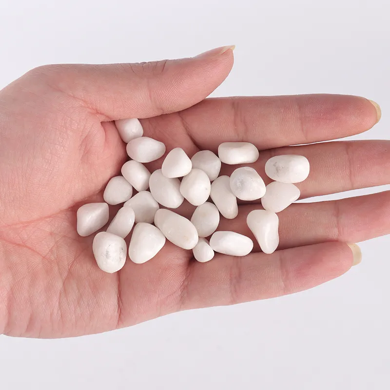 white beach pebbles bulk